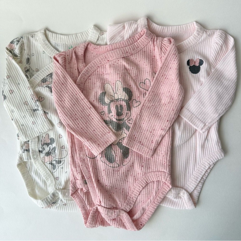 Disney Minnie Mouse Long Sleeve Onesies
